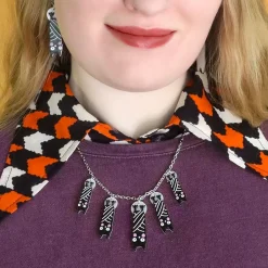 Discount Halloween Hang-Up Bat Necklace Necklaces