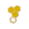 Sale Happy Honeycomb Enamel Pin Enamel Pins