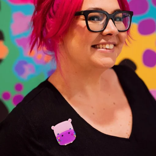 Hot Harrie The Hippo Brooch Brooches