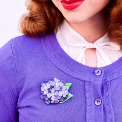 Best Sale Heartfelt Hydrangea Brooch Brooches