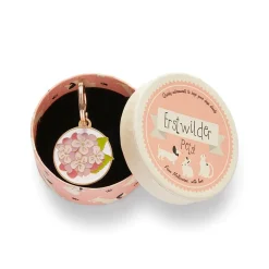 Hot Heartfelt Hydrangea Enamel Pet Charm Enamel Key Rings
