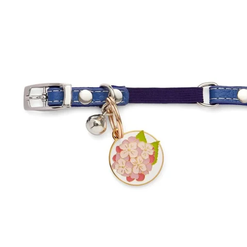 Hot Heartfelt Hydrangea Enamel Pet Charm Enamel Key Rings