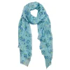 Cheap Heartfelt Hydrangea Neck Large Neck Scarf Scarves