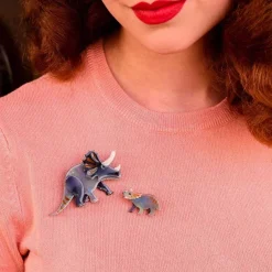 Online Herbivore Heritage Brooch Set Brooches