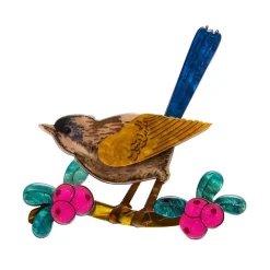 Best Holly Wagtail Brooch Brooches