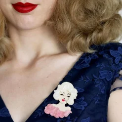 Hot Holly Wood Brooch Brooches