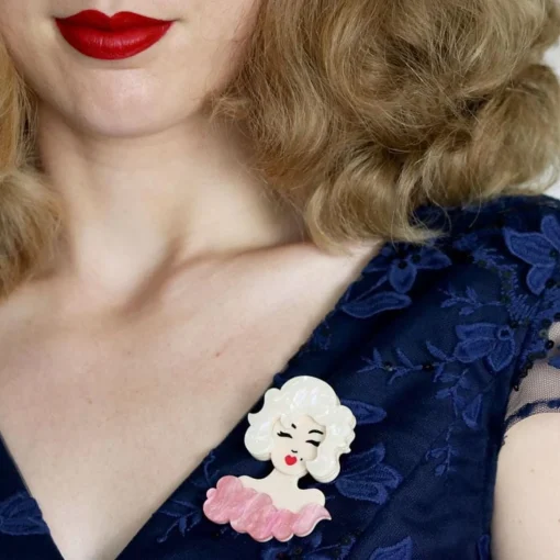 Hot Holly Wood Brooch Brooches