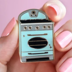 Hot Home Cooked Meal Enamel Pin Enamel Pins