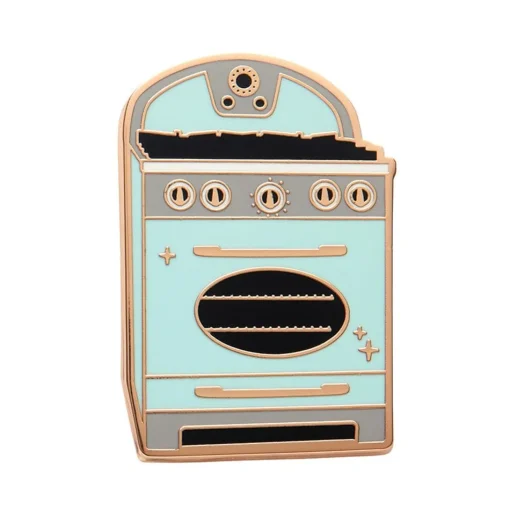 Hot Home Cooked Meal Enamel Pin Enamel Pins