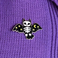 Cheap Hoot & Haunt Enamel Pin Enamel Pins