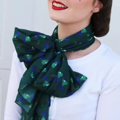 Fashion Hyacinth Hummingbird Large Neck Scarf Scarves