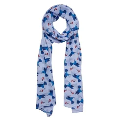 Fashion Hyacinth Hummingbird Neck Scarf Scarves
