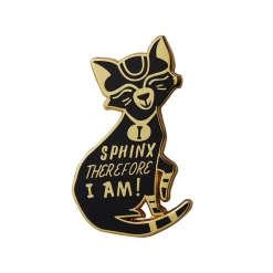 Store I Sphynx Therefore I Am Enamel Pin Enamel Pins
