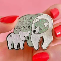 Clearance I'Ll Be Bear For You Enamel Pin Enamel Pins
