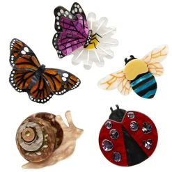 Outlet Insect Minis Brooch Set - 5 Pack Brooches