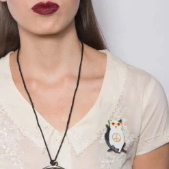 Best Sale Instant Karma Cat Brooch Brooches