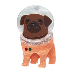 Store Interplanetary Pug Brooch Brooches