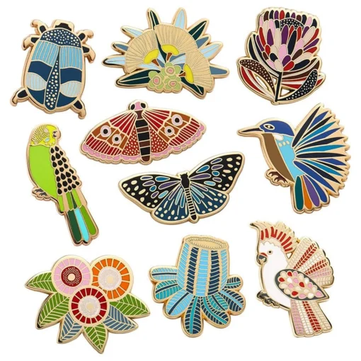 Clearance Jocelyn Proust Enamel Pin Pack - 10 Piece Enamel Pins