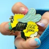 Sale Just Bee You Enamel Pin Enamel Pins