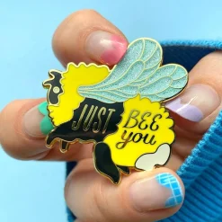 Sale Just Bee You Enamel Pin Enamel Pins