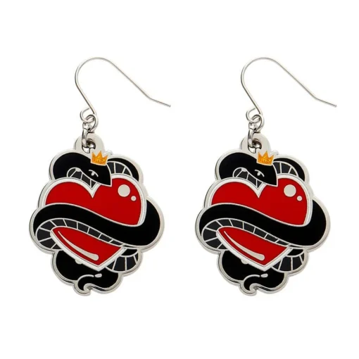 Cheap King Of Cobras Enamel Drop Earrings Enamel Earrings