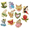 Fashion Kitchy Witch Alice'S Wonderland Complete Pin Pack - 11 Piece Enamel Pins