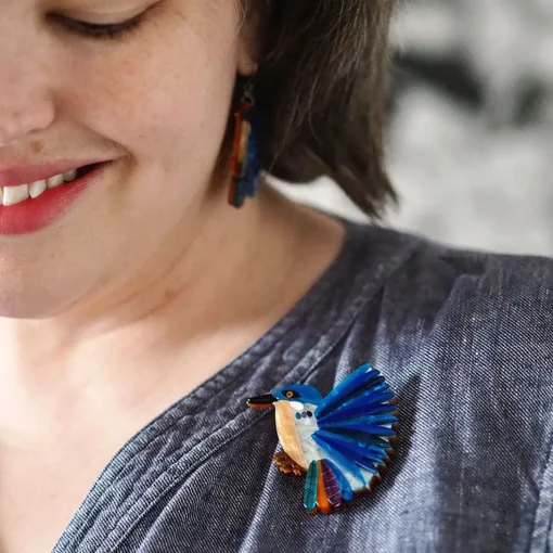 Outlet Kyrie Kingfisher Brooch Brooches