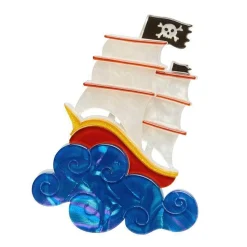 Cheap La Concorde Pirate Ship Brooch Brooches