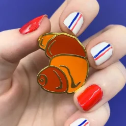 Sale La Croissant Enamel Pin Enamel Pins