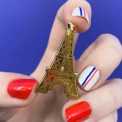 Clearance La Dame De Fer Enamel Pin Enamel Pins