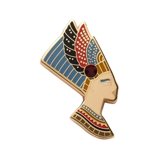 Cheap Lady Of Grace Nefertiti Enamel Pin Enamel Pins