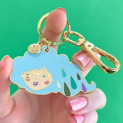 Outlet Lainey The Rainy Enamel Key Ring Enamel Key Rings