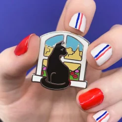 Best Sale Le Chat Le Reveur Enamel Pin Enamel Pins