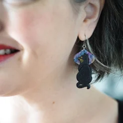 Clearance Le Chat Miaule Drop Earrings Earrings