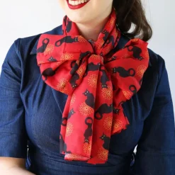 Best Sale Le Chat Noir Large Neck Scarf Scarves
