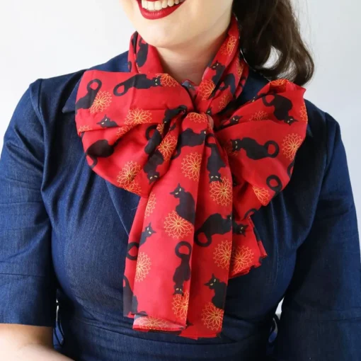 Best Sale Le Chat Noir Large Neck Scarf Scarves