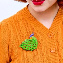 Cheap Le Peacock Royal Brooch Brooches