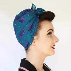 Outlet Le Peacock Royal Head Scarf Scarves