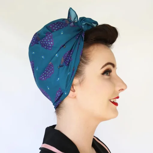 Outlet Le Peacock Royal Head Scarf Scarves