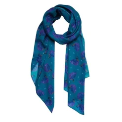 Sale Le Peacock Royal Large Neck Scarf Scarves
