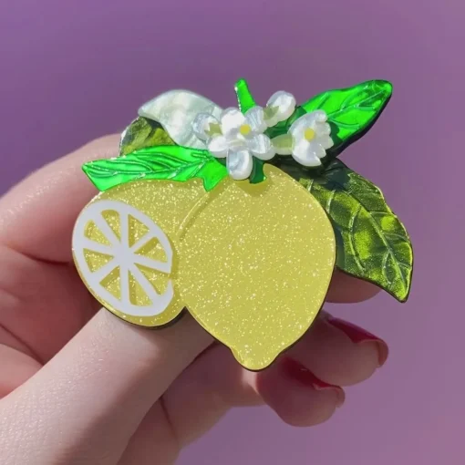 Online Lemon Drop Brooch Brooches