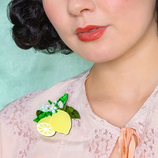 Online Lemon Drop Brooch Brooches