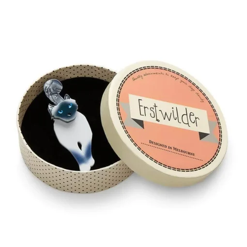 Clearance Lena The Blue Eyed Birman Cat Brooch Brooches