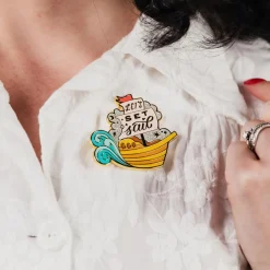 Store Let'S Set Sail Enamel Pin Enamel Pins