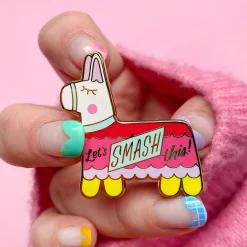 Cheap Let'S Smash This Enamel Pin Enamel Pins