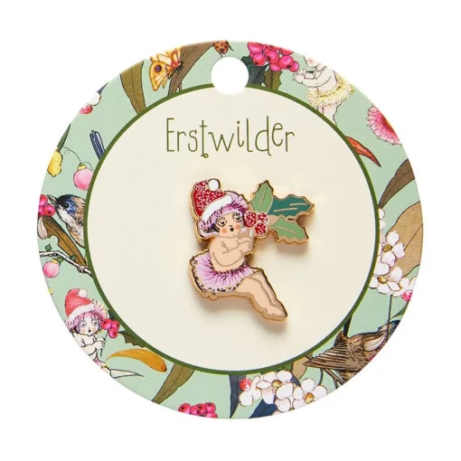 Shop Little Ragged Christmas Blossom Enamel Pin Enamel Pins