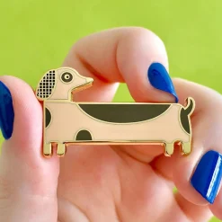 Flash Sale Long Dog Enamel Pin Enamel Pins