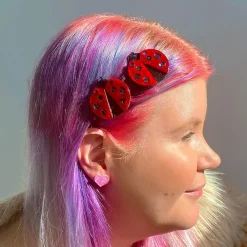 Flash Sale Lou-Lou Ladybug Hair Clips Set - 2 Piece Hair Clips & Claws