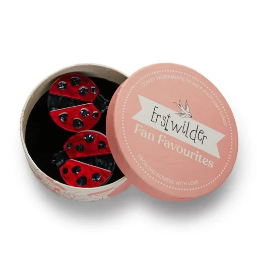 Flash Sale Lou-Lou Ladybug Hair Clips Set - 2 Piece Hair Clips & Claws