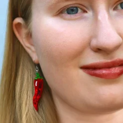 Discount Lucky Little Horn Drop Earrings Earrings